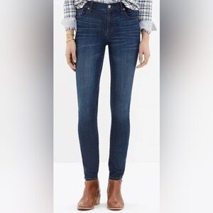 Madewell 9" High-Rise Skinny Jeans Dark Blue / Indigo Size 26